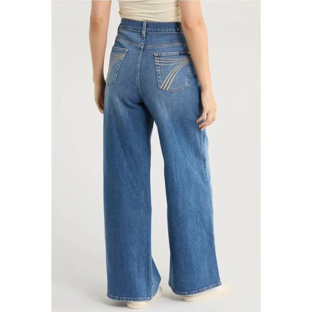 7 For All Mankind Zoey Flare Wide Leg Jeans - RARE
